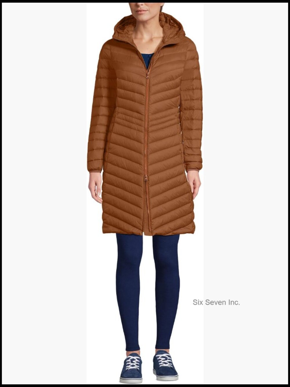 Women's Ultralight Packable Long Down Coat 800 Fill Nylon